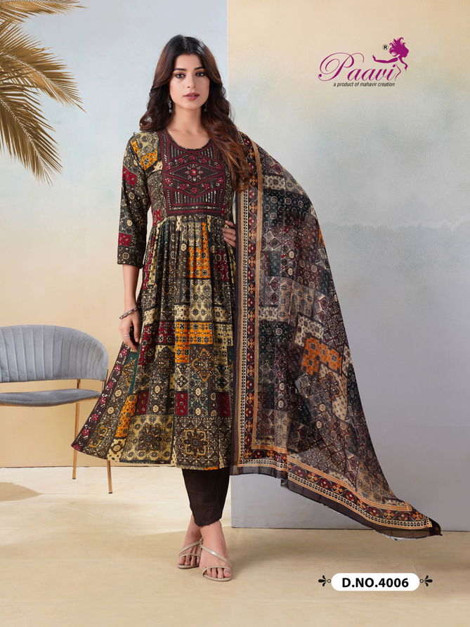 Saheli By Paavi Portion Printed Kurti With Bottom Dupatta Wholesale Price In Surat